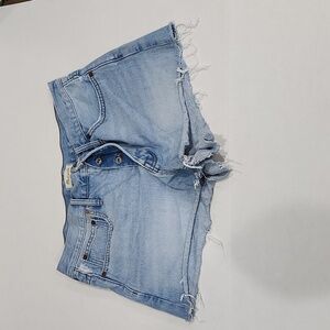Madewell Button Fly Relaxed Denim Shorts Size 30